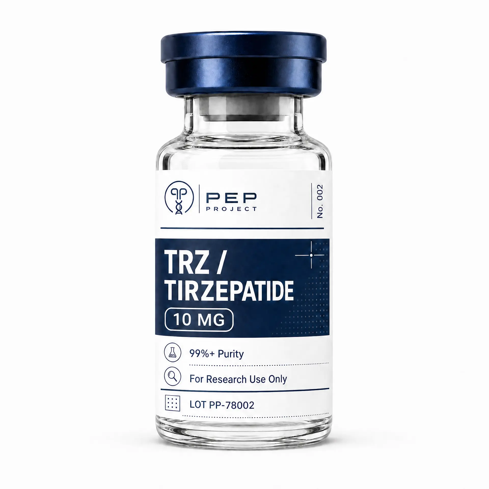 TRZ / Tirzepatide 10 mg research vial